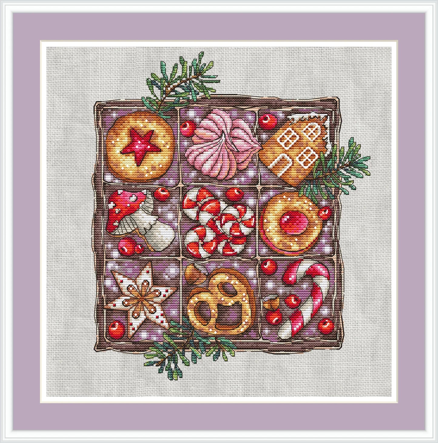 Christmas Sweets Cross Stitch Pattern