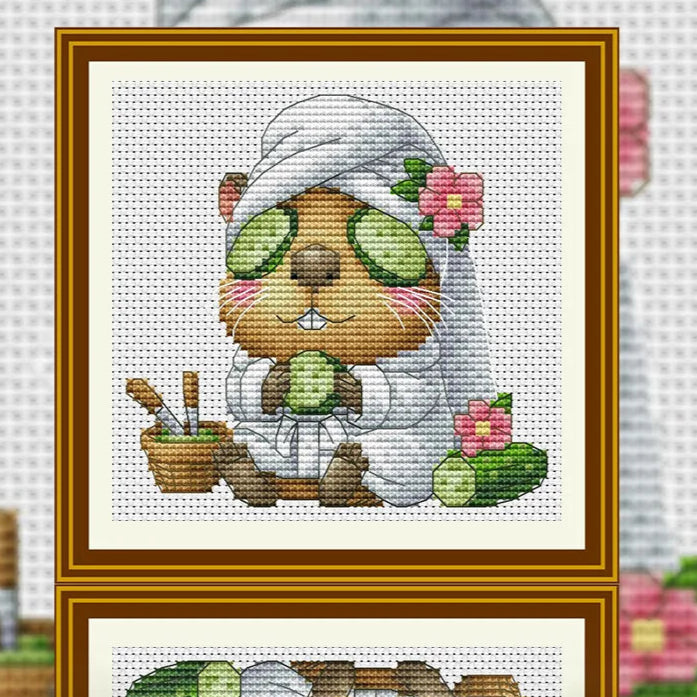 Cucumber Cute Cross Stitch Kit
