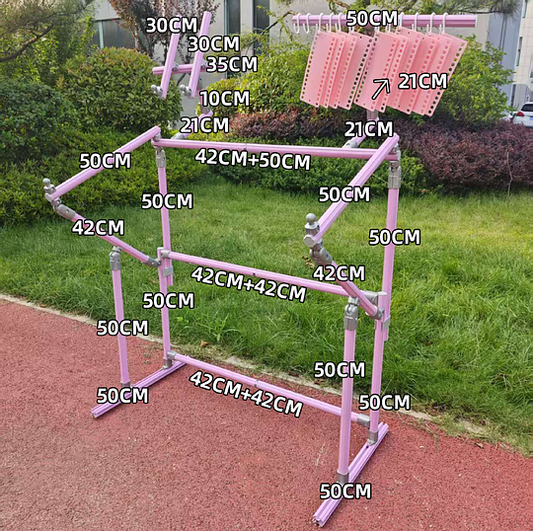 4th Gen Adjustable Cross Stitch Stand – Sturdy Aluminum Base with Height, Width & Tilt Adjustment | Phone & Thread Holder Included | Suitable for small, medium, and large scroll frames (scroll frame not included)