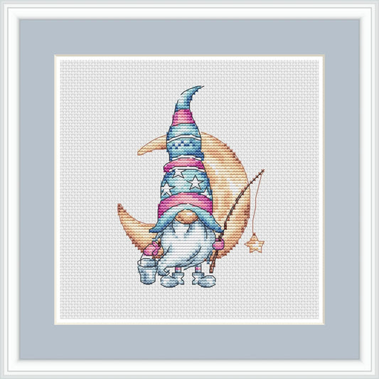 Winter Gnome 2 Cross Stitch Pattern