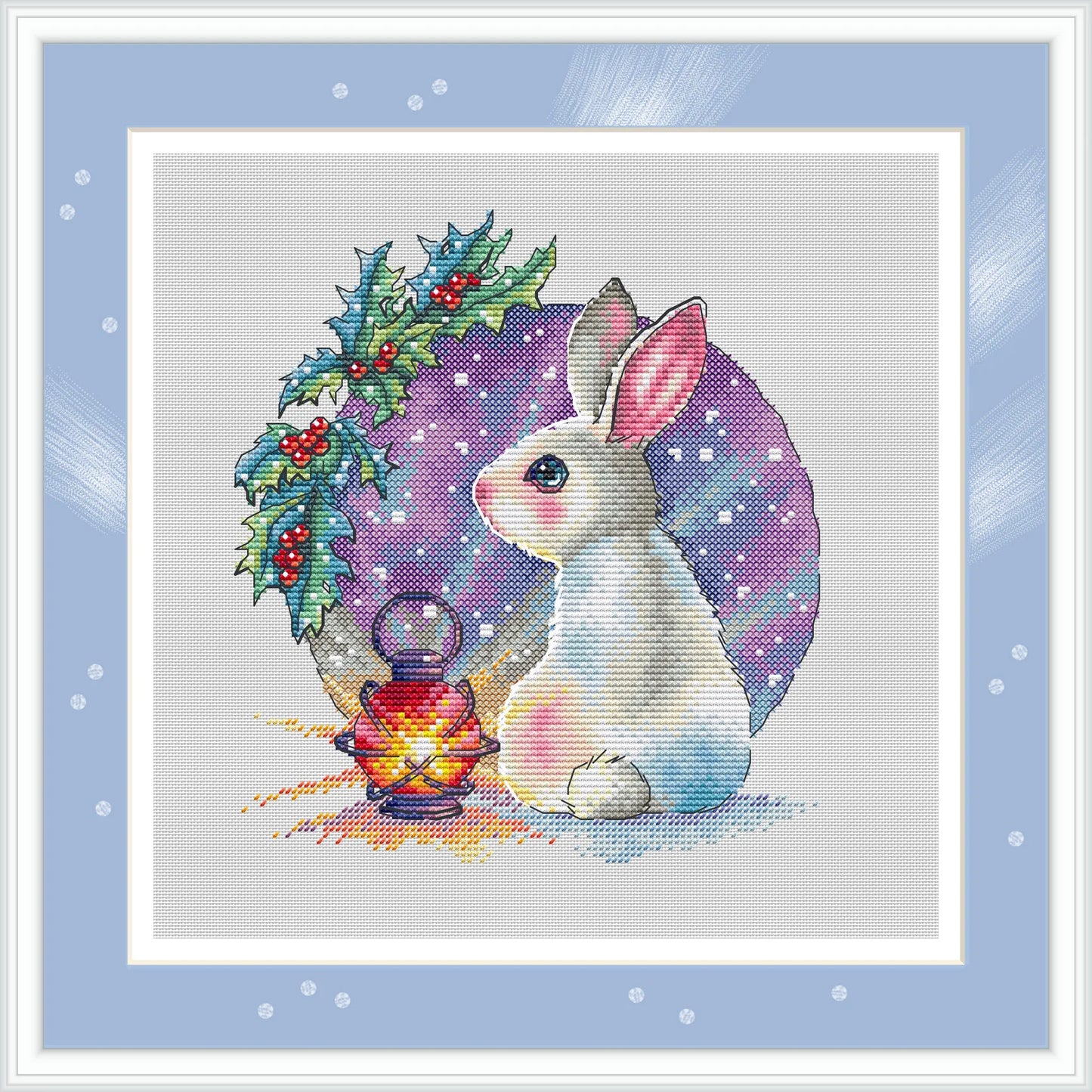 White Hare Cross Stitch Pattern