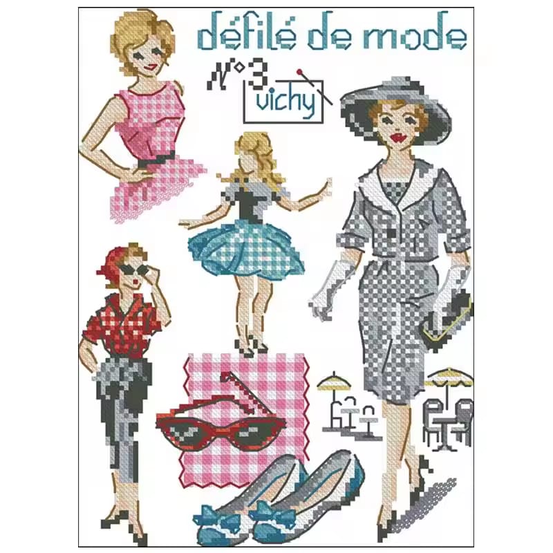 Fashion show « Vichy » Chart