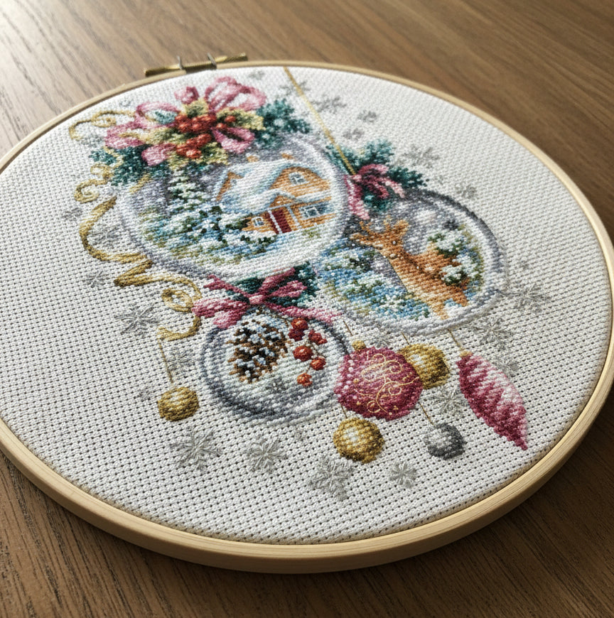 Winter Wonderland Ornaments – Cross Stitch Pattern (PDF Instant Download)
