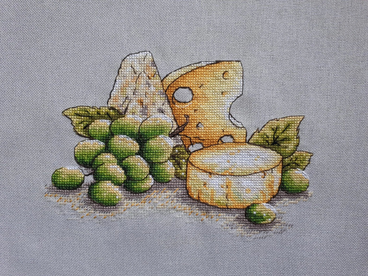 Cross-stitch scheme Gourmet Breakfast Embroidery pattern PDF
