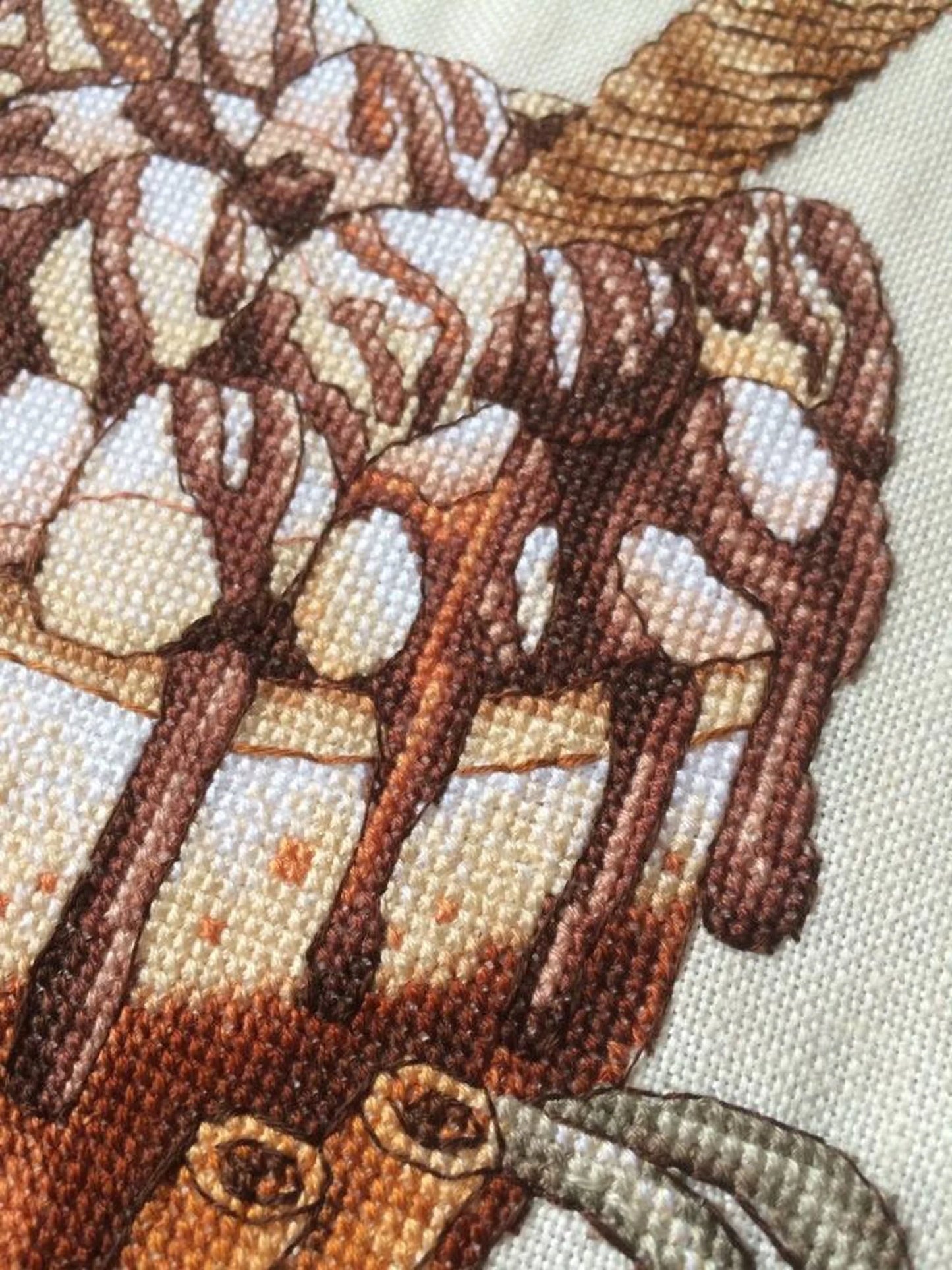 Cross Stitch Pattern Cocoa with marshmallows DMC Chart Embroidery Printable PDF Instant Download