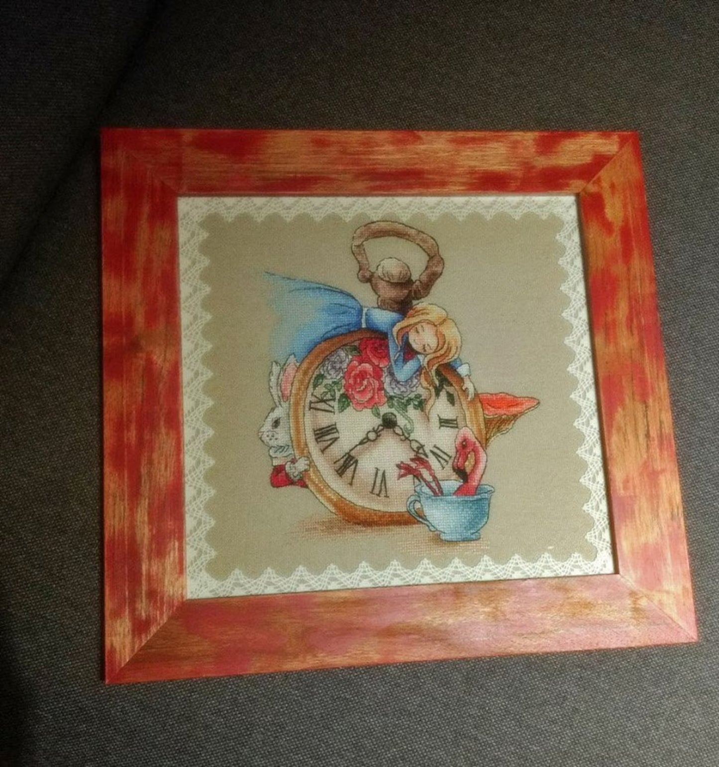 Cross Stitch Pattern "Alice in the Wonderland" DMC Cross Stitch Embroidery Chart Printable PDF Instant Download