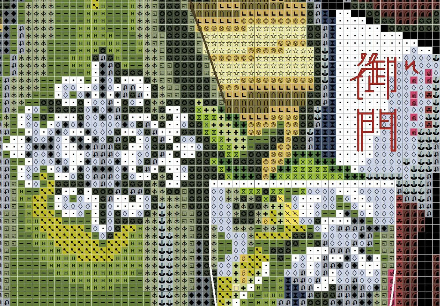 Bottle Wine Cross Stitch Pattern Still Life Kitchen Decor Hand Embroidery Needlepoint Chart Counted cross stitch Glass Shot Cocktail Fruit