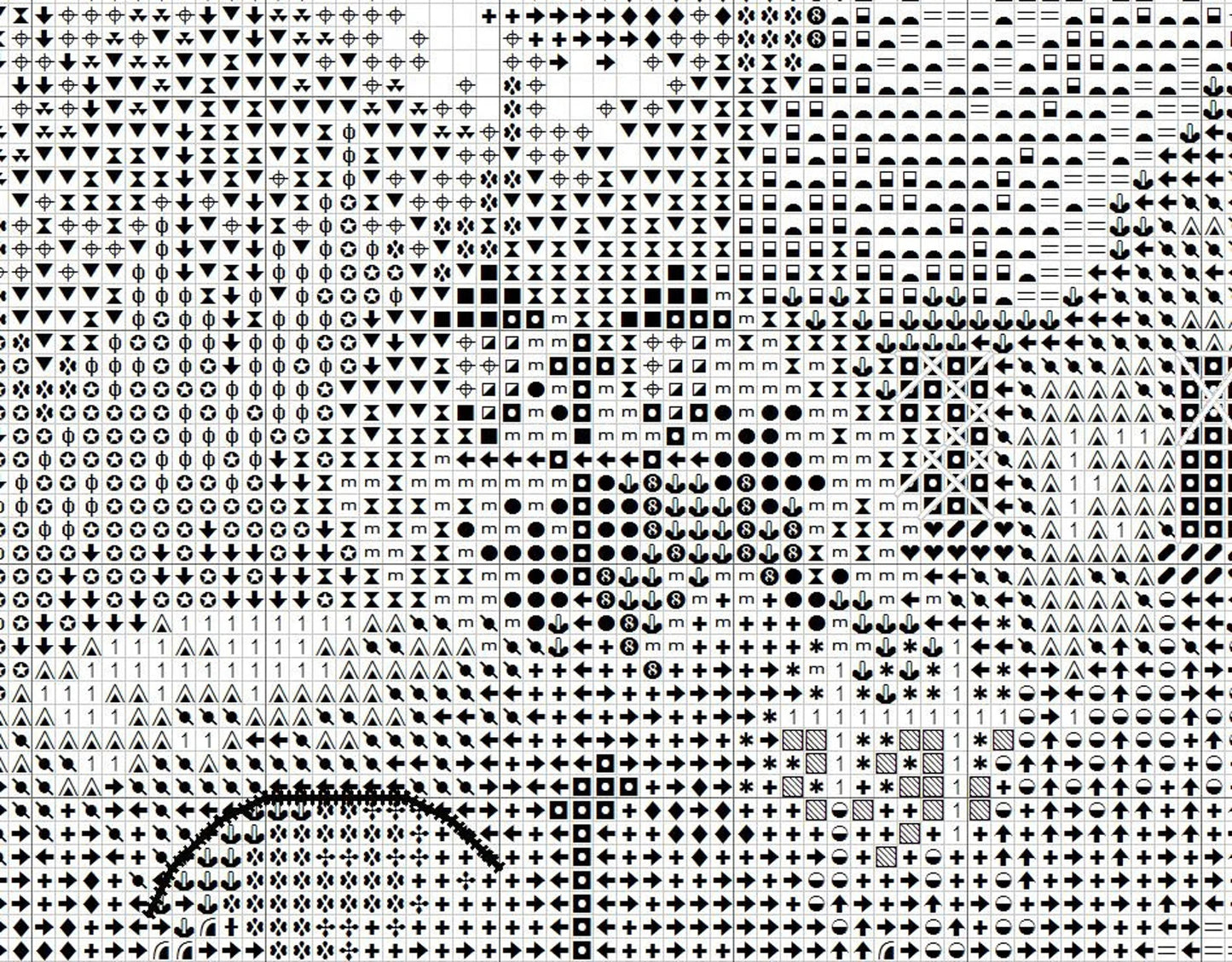 Summer landscape, Counted Cross Stitch Pattern, Village House, Hand Embroidery, Needlepoint Chart, Cottage Pattern PDF, Modern Cross Stitch
