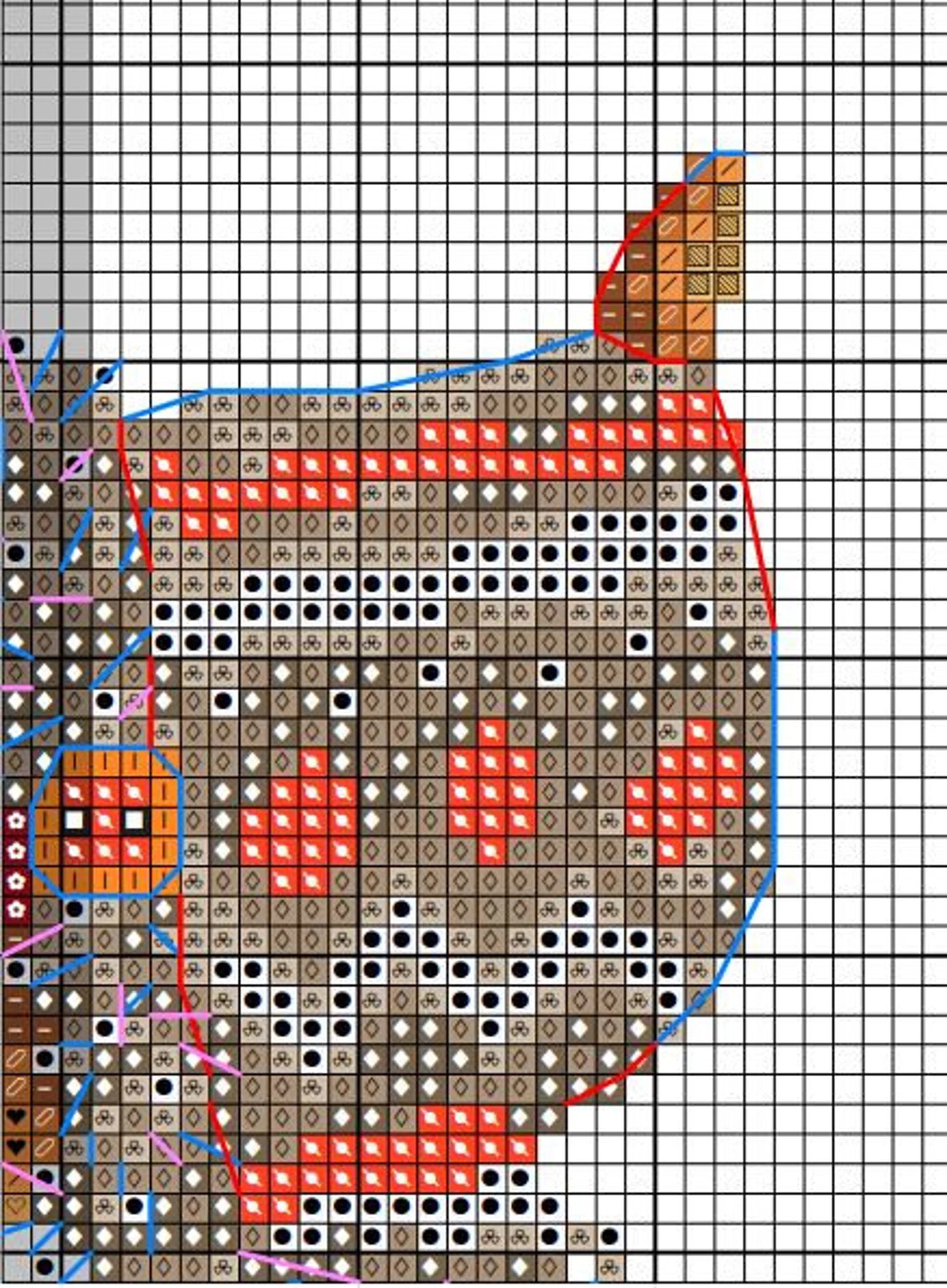 Scheme of cross-stitch "Merry Christmas"