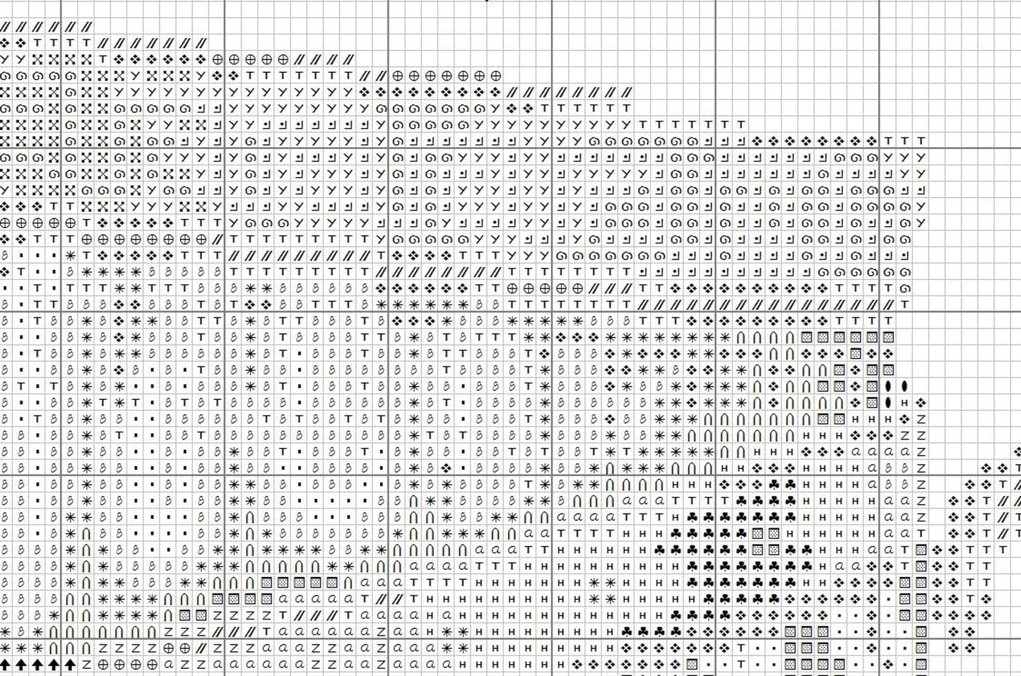 Kitchen Cross Stitch Pattern Tea Cups Pattern Kitchen Still Life Modern Decor Pattern Cups Mugs Napkins Embroidery Needlepoint chart PDF