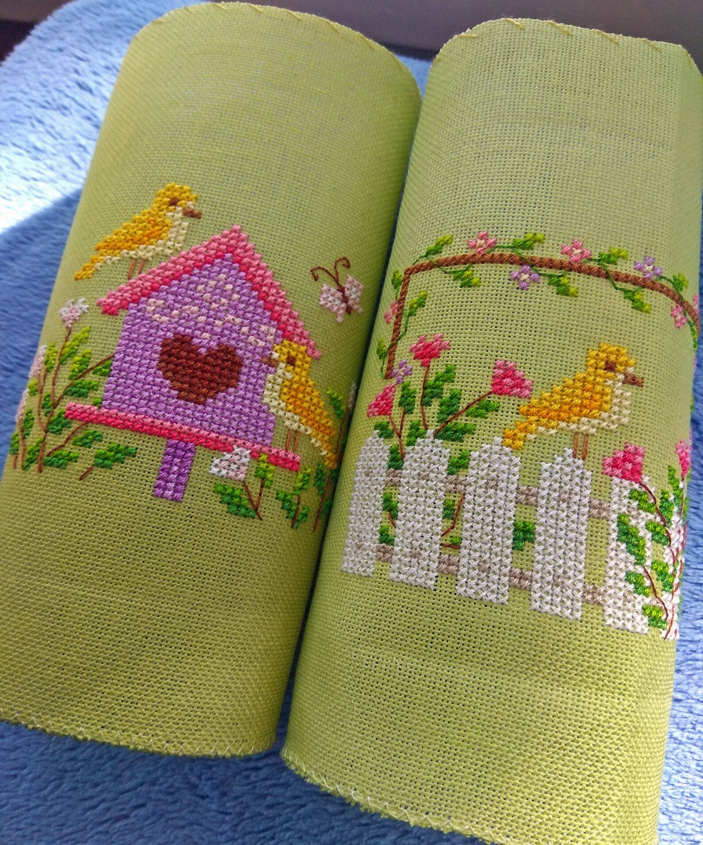 Cross Stitch Pattern "Little yellow bird: the fourth story" DMC Chart Embroidery Printable PDF Instant Download