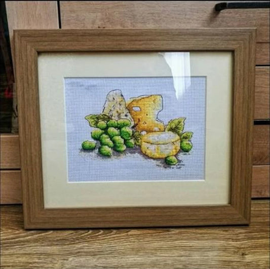 Cross-stitch scheme Gourmet Breakfast Embroidery pattern PDF