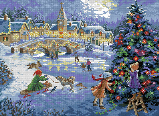 Winter Celebration Cross Stitch Pattern