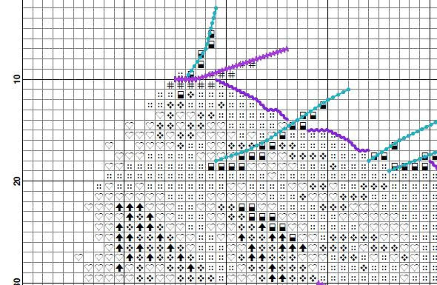 Winter Cardinals, Counted Cross stitch chart Nature pattern, Winter Landscape, Animals Needlepoint Chart, Modern decor, Instant Download PDF