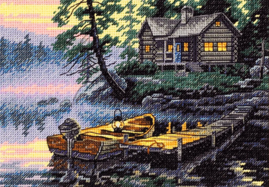 Morning Lake Cross Stitch Pattern