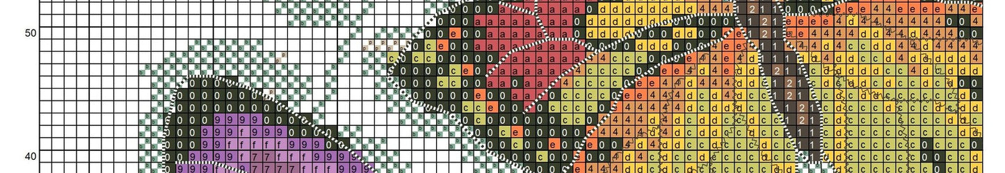 Butterfly Cross Stitch Pattern Scheme Free shipping, Cross Stitch PDF, Insect Cross Stitch Pattern, instant download, flower stitching 352