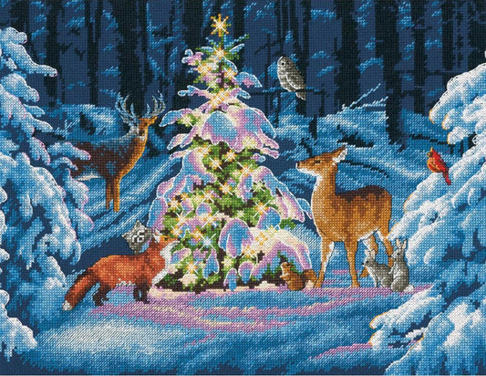 Woodland Glow Cross Stitch Pattern