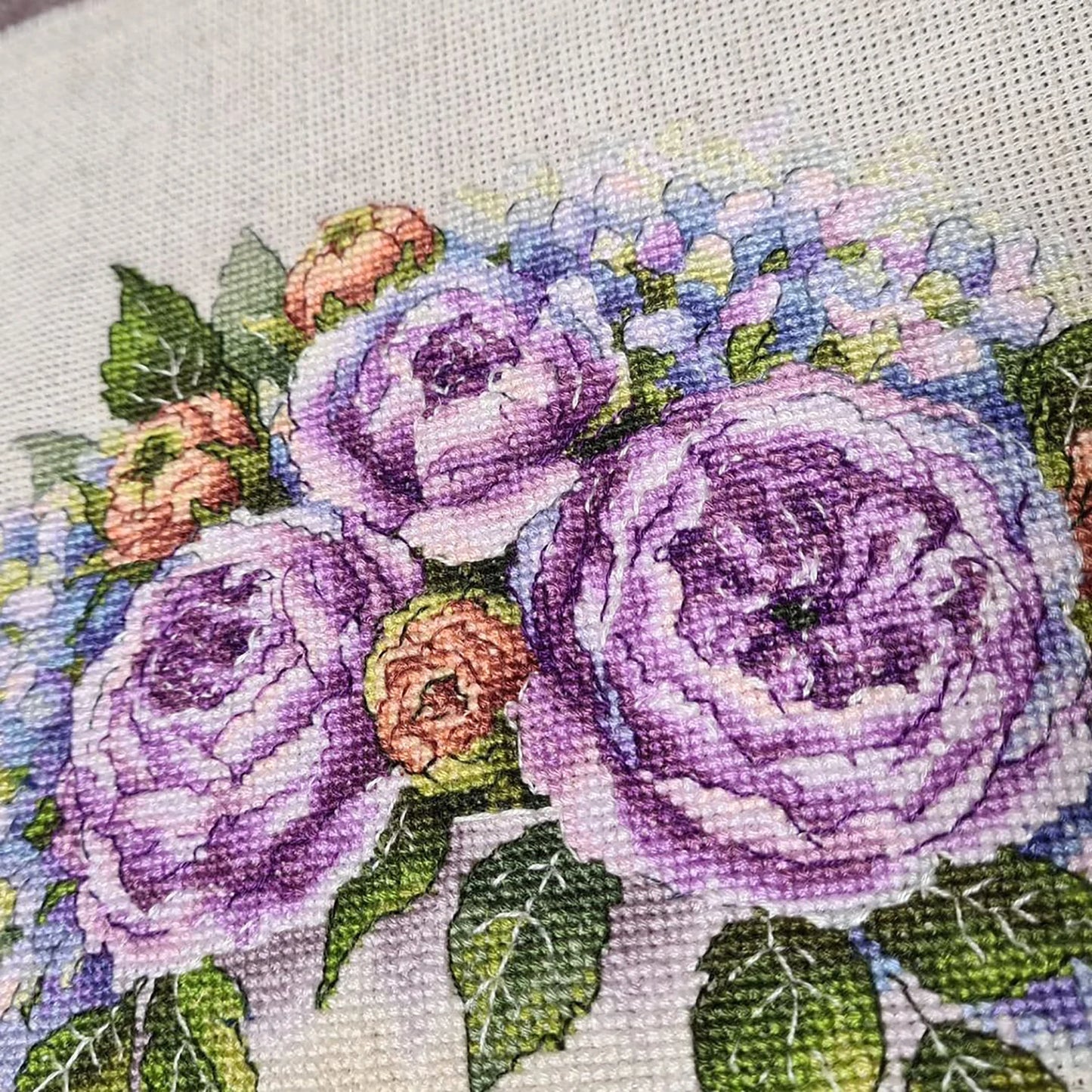 Rose Cross Stitch Pattern PDF, Book Cross Stitch Pattern, Flower Counted Cross Stitch Instant Download, Floral Bouquet, Home Decor Wall Art