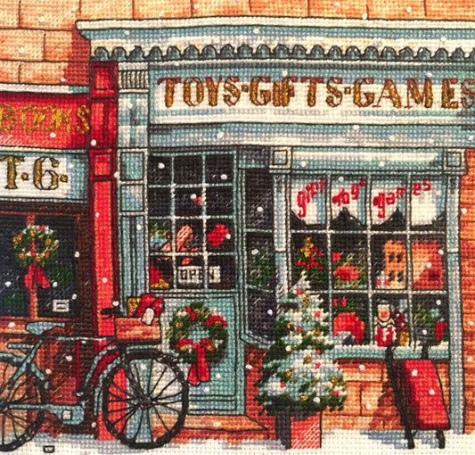 Toy Shoppe Cross Stitch Pattern