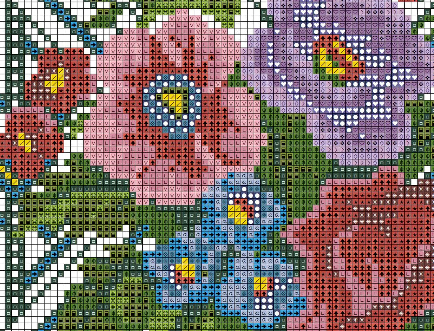 Tablecloth Cross Stitch Pattern DIY Kitchen Table Runner Cross Stitch Pattern Kitchen Decor Hand Embroidery Chart Counted cross stitch PDF