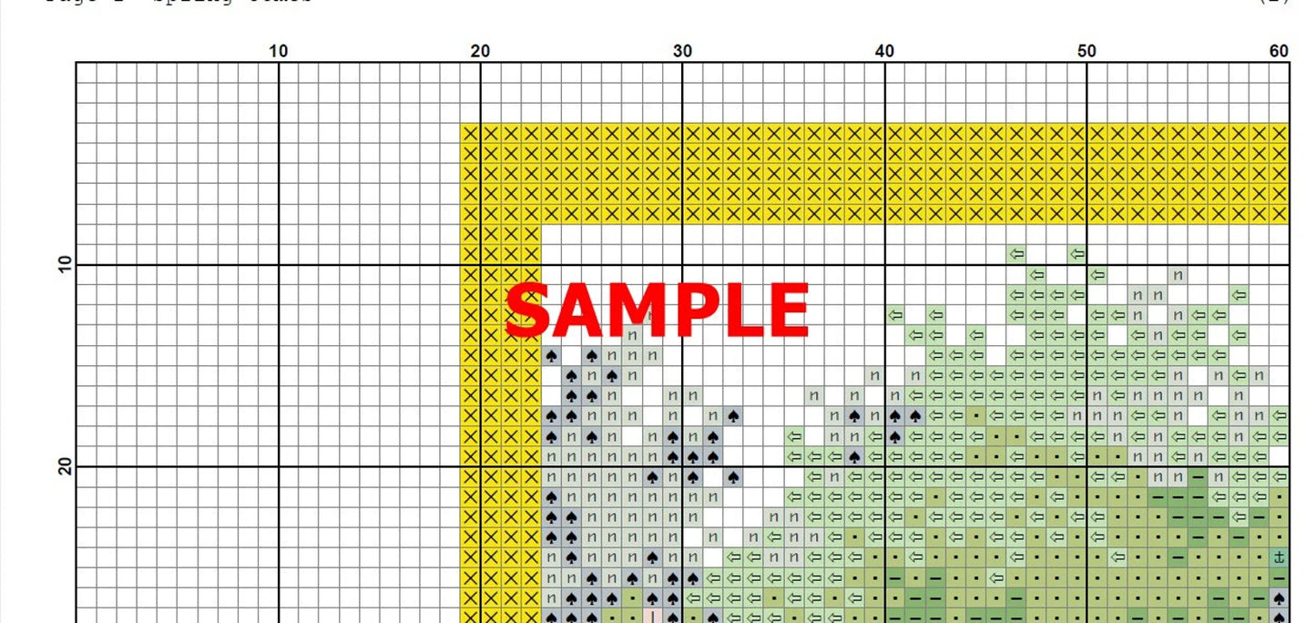 Village Cross Stitch Pattern,Spring Village,Victorian Style,Spring Cotage,Pattern Keeper,xstitxh,Embroidery,Pdf,Instant Download