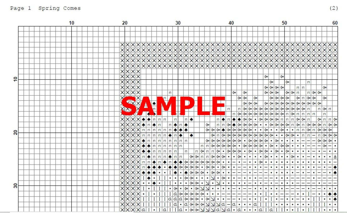 Village Cross Stitch Pattern,Spring Village,Victorian Style,Spring Cotage,Pattern Keeper,xstitxh,Embroidery,Pdf,Instant Download