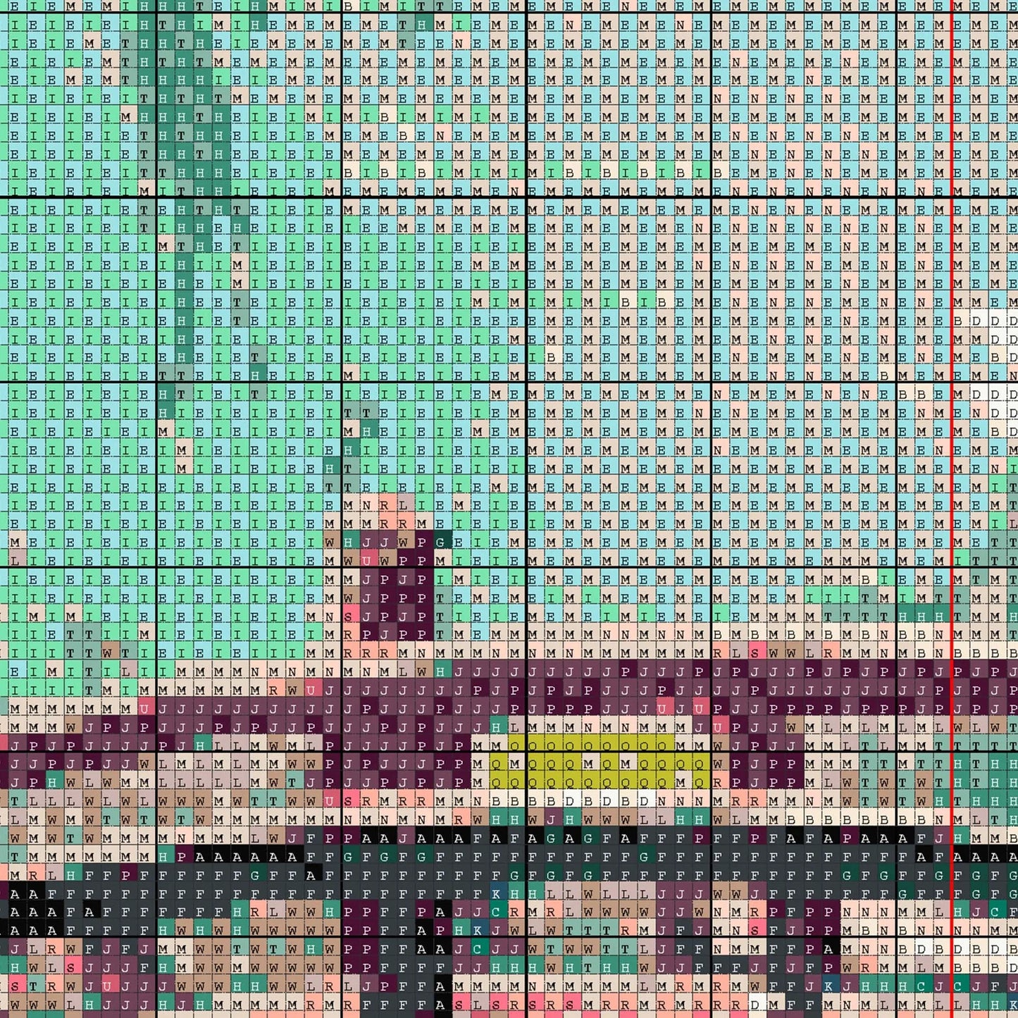 Japanese Garden Cross Stitch Pattern | Japan Landscape Cross Stitch Chart | Asian Landscape Cross Stitch Art | Large Cross Stitch