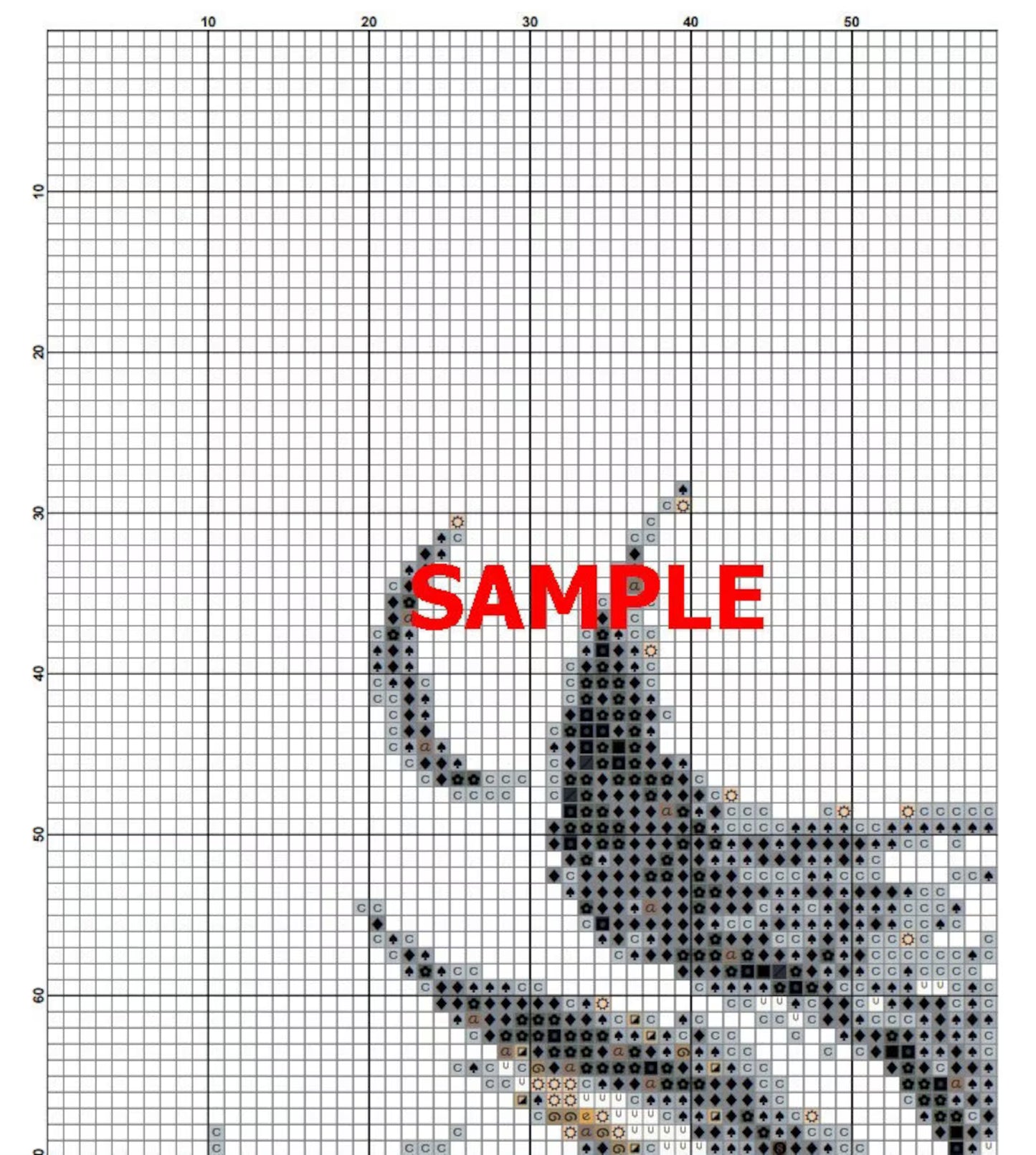 Watercolor Cross Stitch Pattern,Bear in the Wilderness,Landscape,Nature,xtitch,Pattern Keeper,PDF,Instant Download
