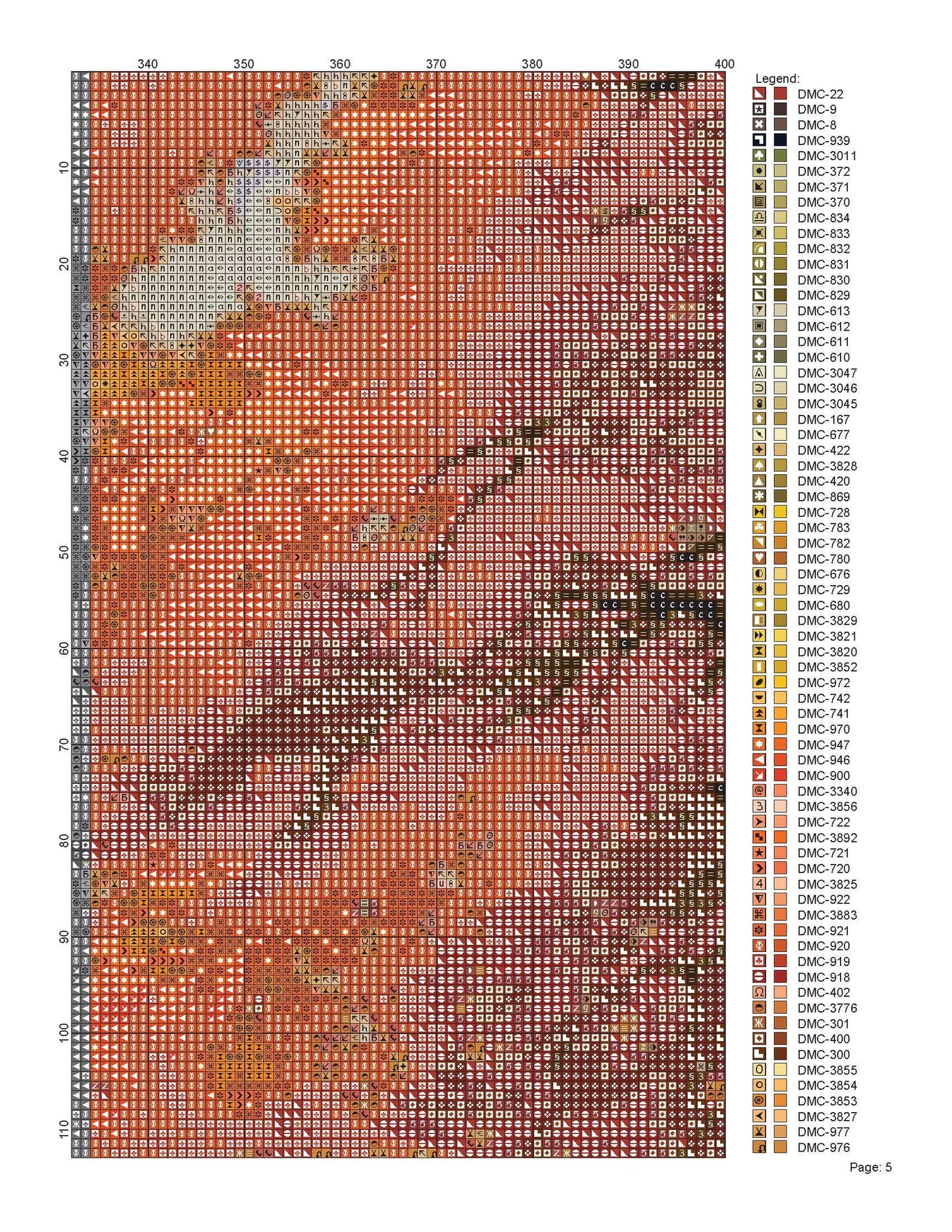Cross Stitch Pattern Autumn Porch Full Coverage