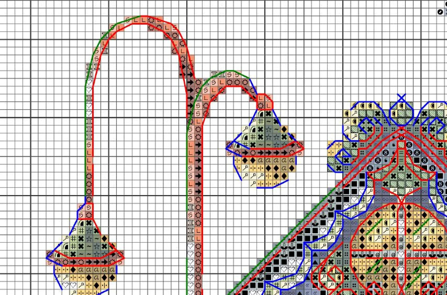 Reading Hut Book Pattern PDF Cross Stitch Fantasy Embroidery Lkacross Instant Digital Download