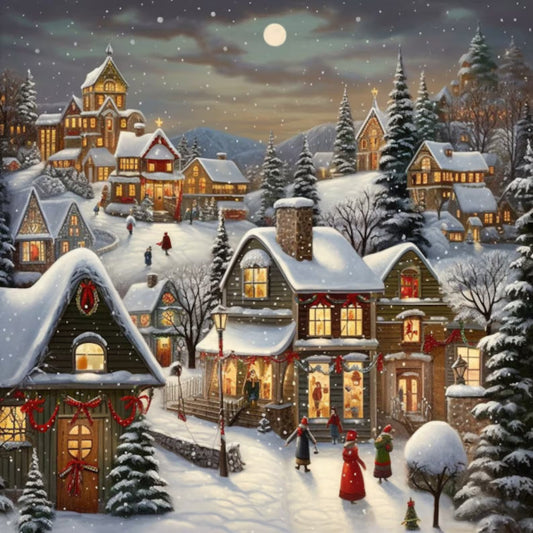 Cross Stitch Pattern Christmas Day Full Coverage