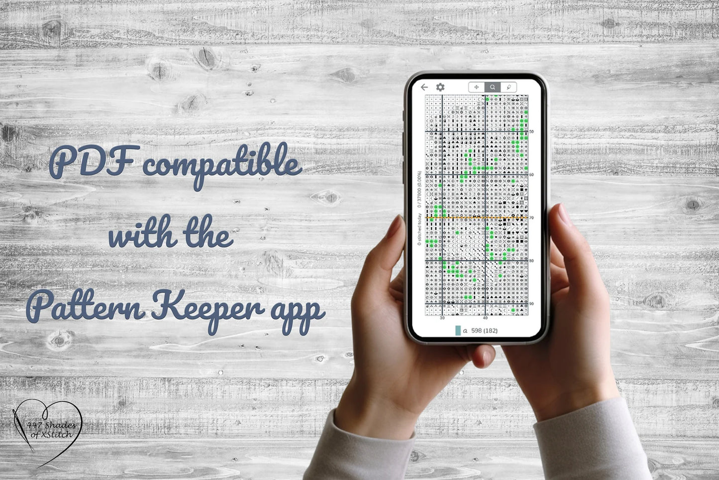 Zinnias & Roses Full Coverage Counted Cross Stitch Pattern Digital PDF Compatible with Pattern Keeper App. Instant Download Printable.
