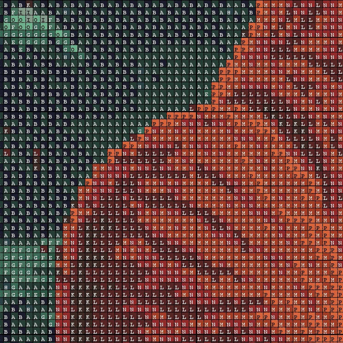 Cat sitting on Japanese Lake Cross Stitch Pattern | Landscape Cross Stitch Chart Download | Nature Cross Stitch | Cute Cross Stitch PDF