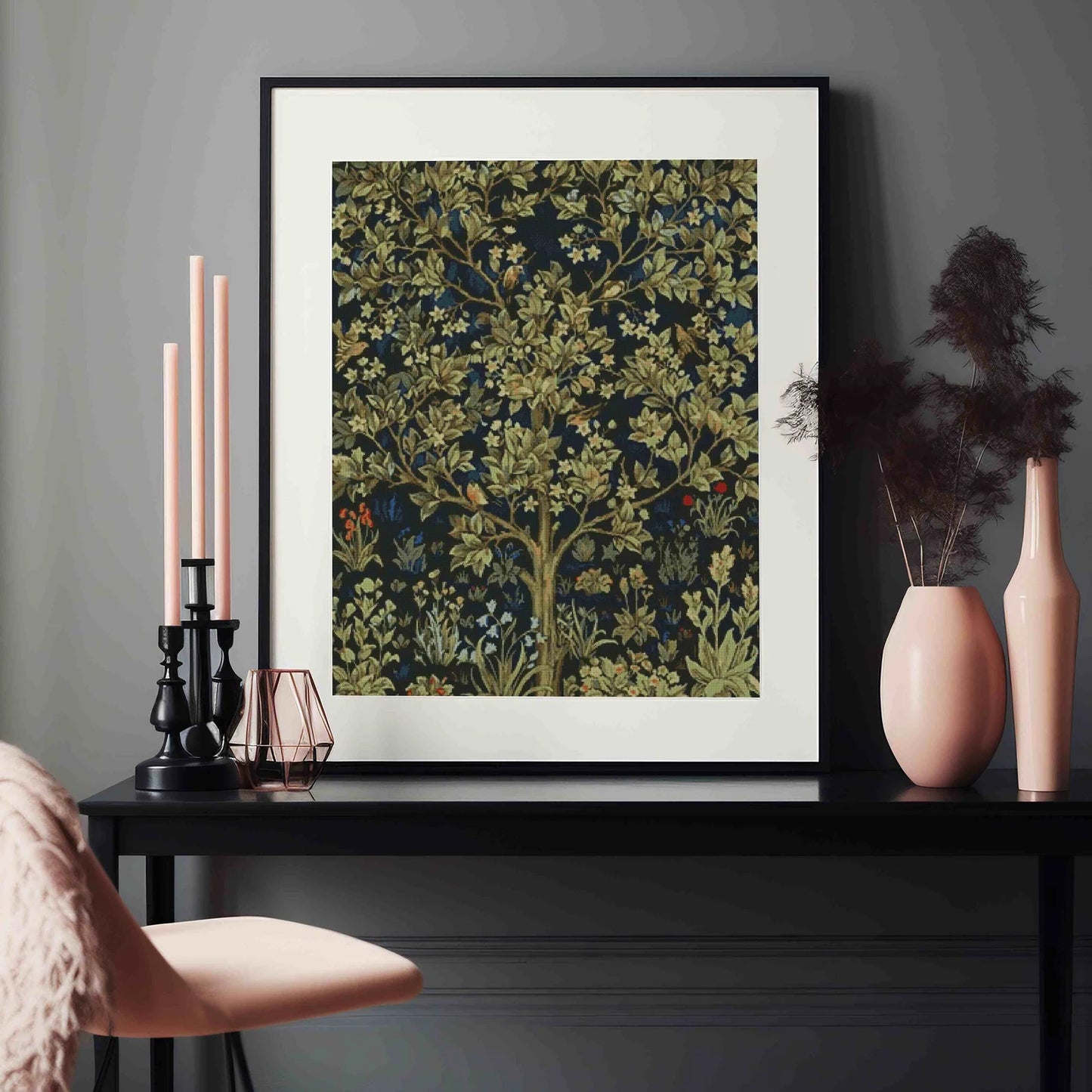 Tree Of Life By William Morris Cross Stitch Pattern , Famous Paintings ,X Stitch , Instant Download , Pdf Format