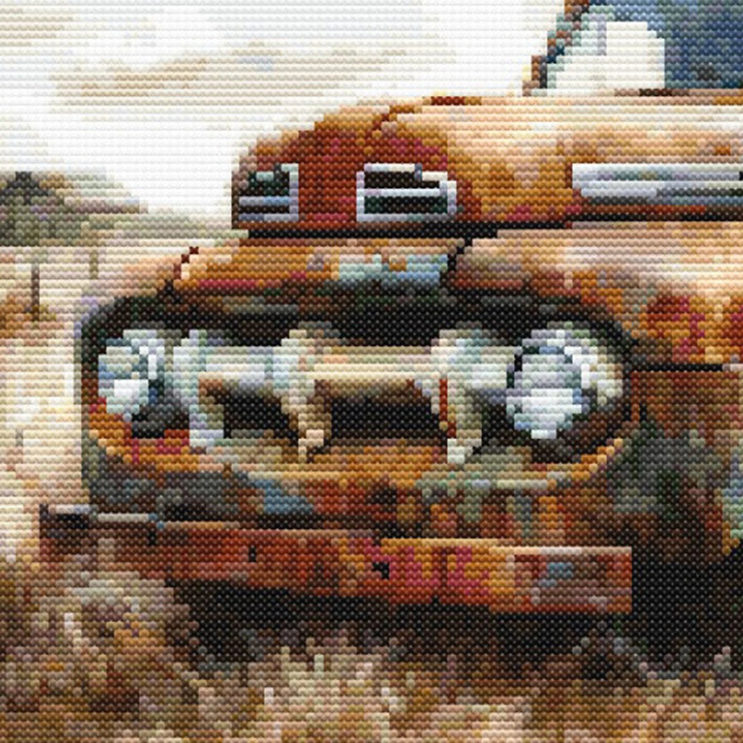 Vintage Farm Truck Cross Stitch Pattern - Rustic Pickup Cross Stitch Design for Stitching Enthusiasts. Digital PDF Download