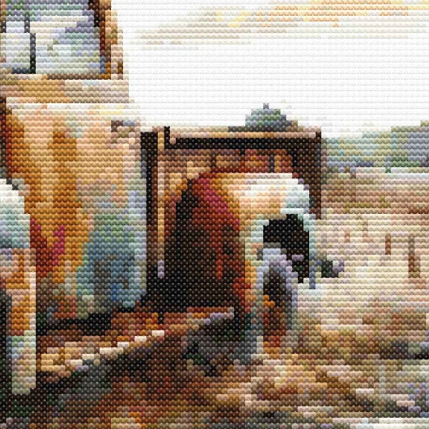 Vintage Farm Truck Cross Stitch Pattern - Rustic Pickup Cross Stitch Design for Stitching Enthusiasts. Digital PDF Download