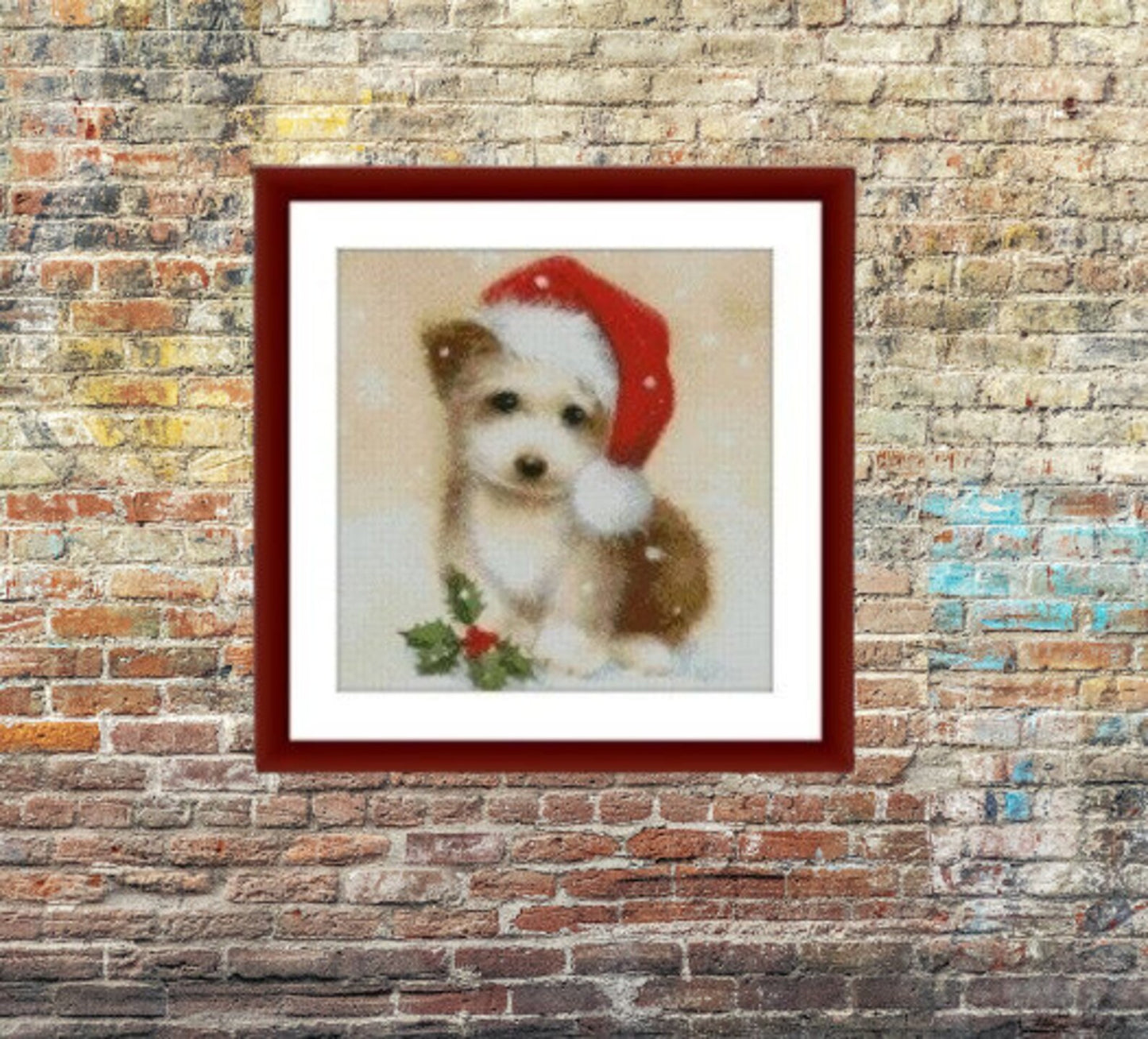 Watercolor dog Counted cross stitch PDF pattern Dogs Digital cross stitch chart Animals modern cross stitch pattern dogs x stitch