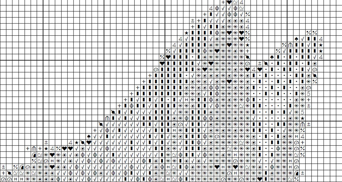 Wolf With Trees Cross Stitch Pattern , Watercolor X Stitch Chart , Instant Download , Pdf , Animal