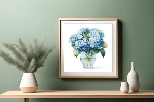 Hydrangea Flower Cross Stitch Pattern,Hortensia Flowers,Embroidery,XStitch,Pattern Keeper,Pdf,Instant Download