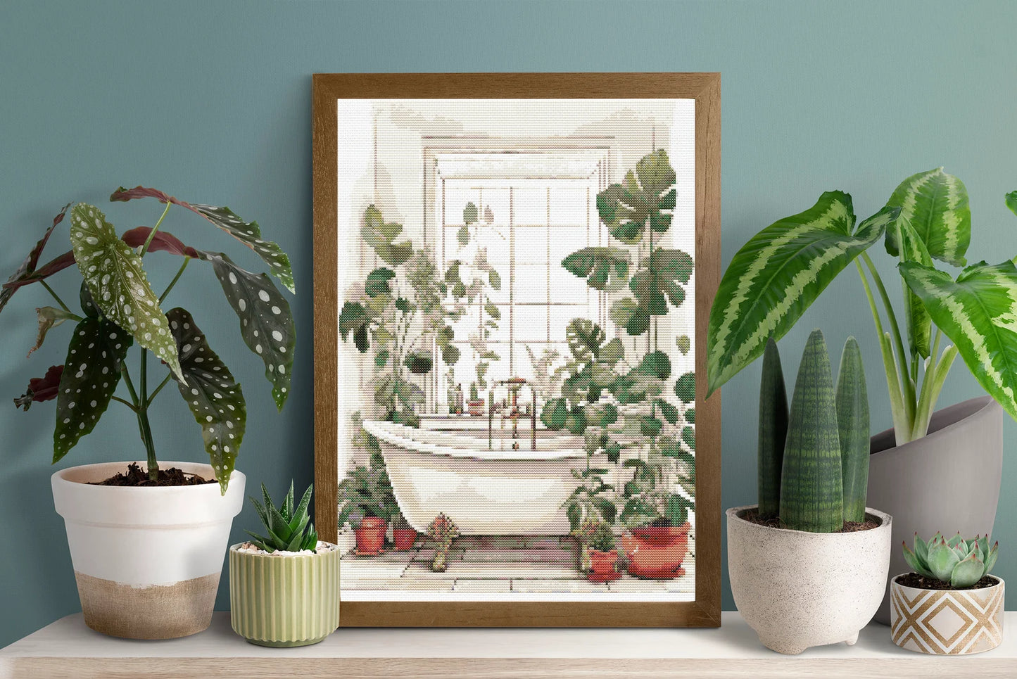 Plants Cross Stitch Pattern | Cactus Cross Stitch | Plants Embroidery Pattern | Boho Cross Stitch | Home Cross Stitch | Instant Download PDF