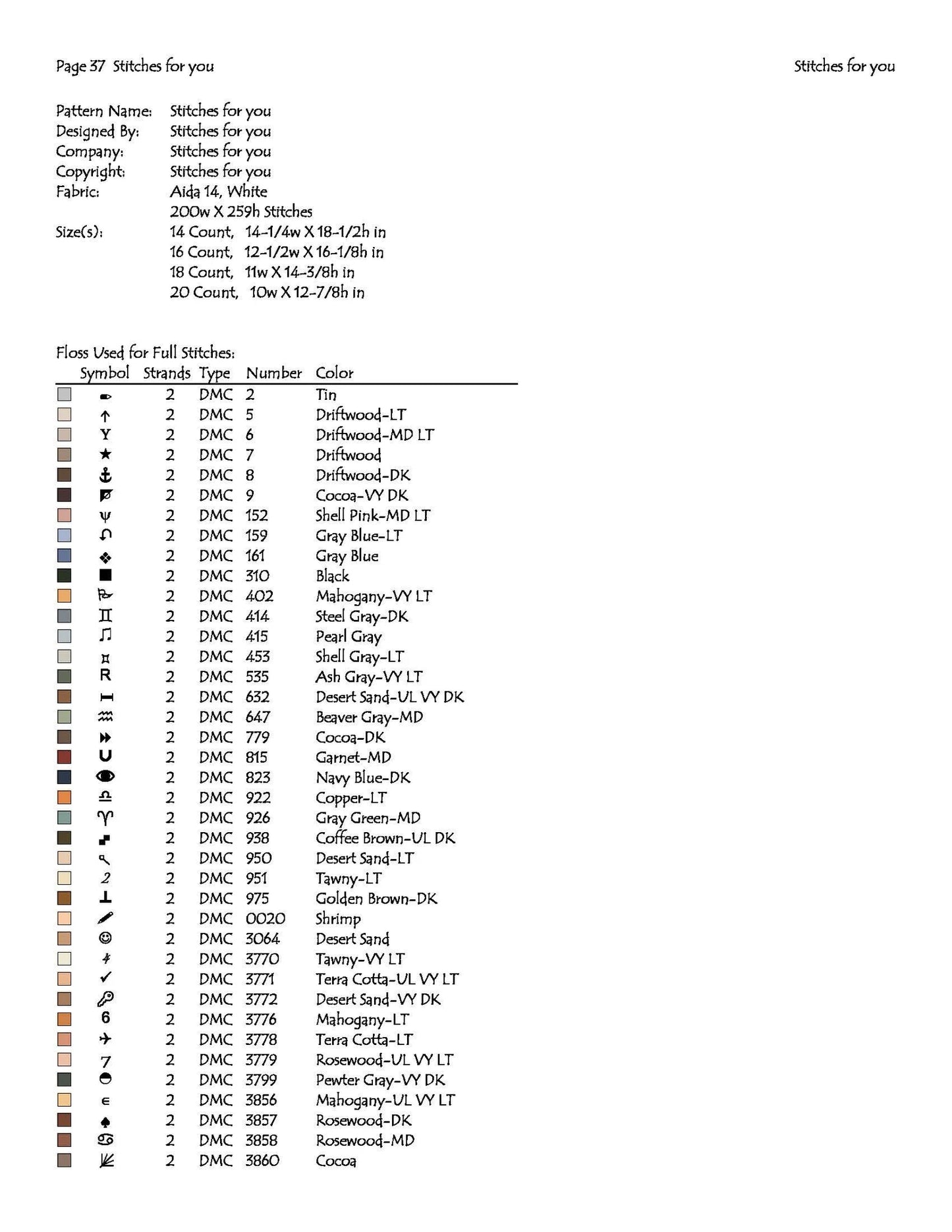 Little Girl - Counted Cross Stitch Patterns - Printable Chart PDF Format Needlework Embroidery Crafts DIY DMC color