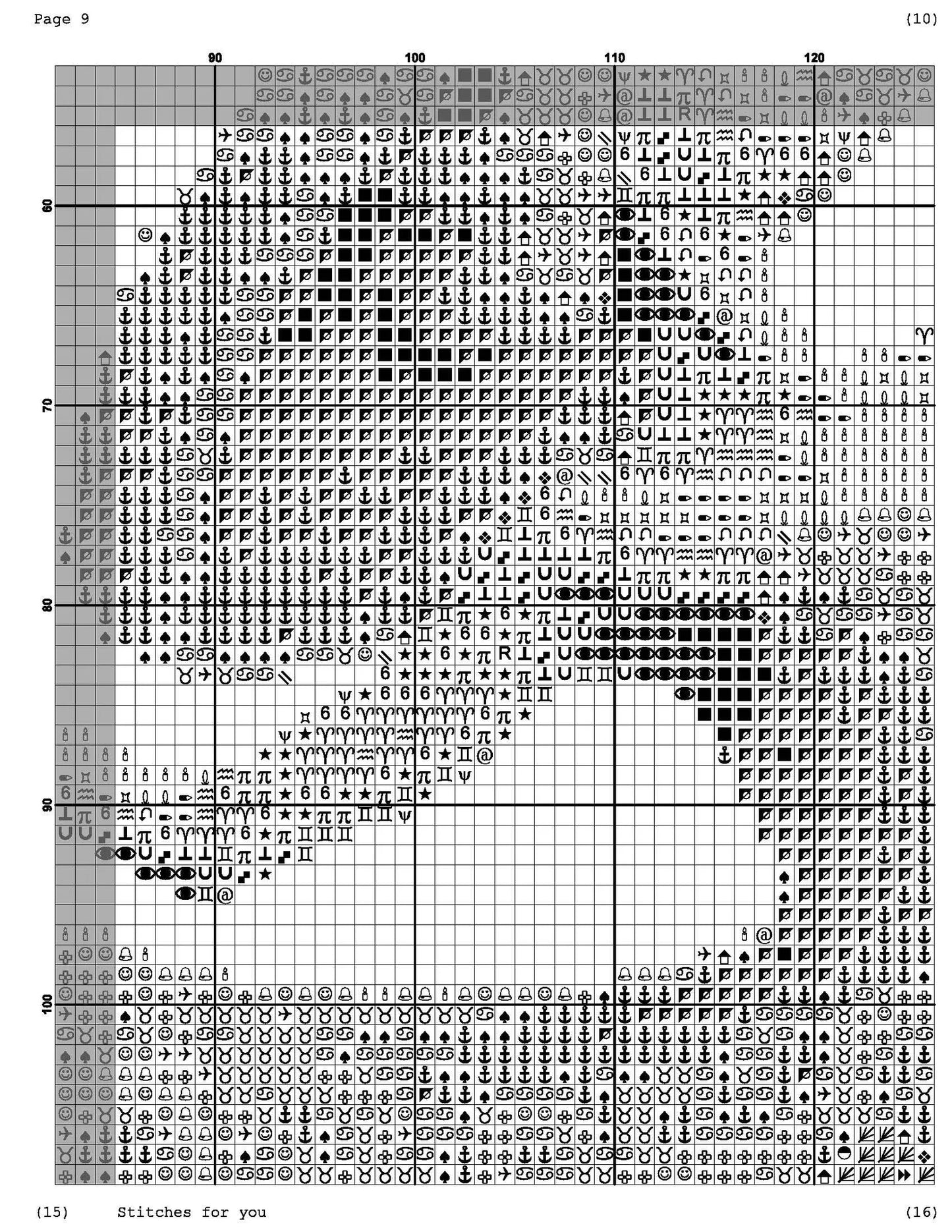 Blue flower Girl - Counted Cross Stitch Patterns - Printable Chart PDF Format Needlework Embroidery Crafts DIY DMC color