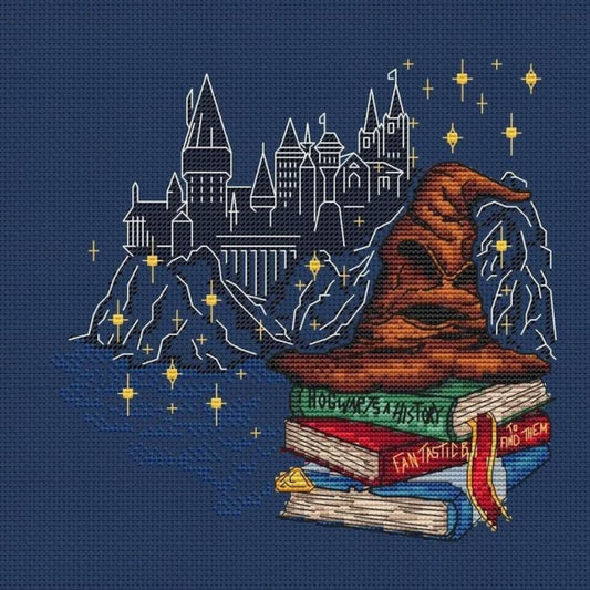 Hogwarts cross stitch pattern, Harry Poter cross stitch pattern