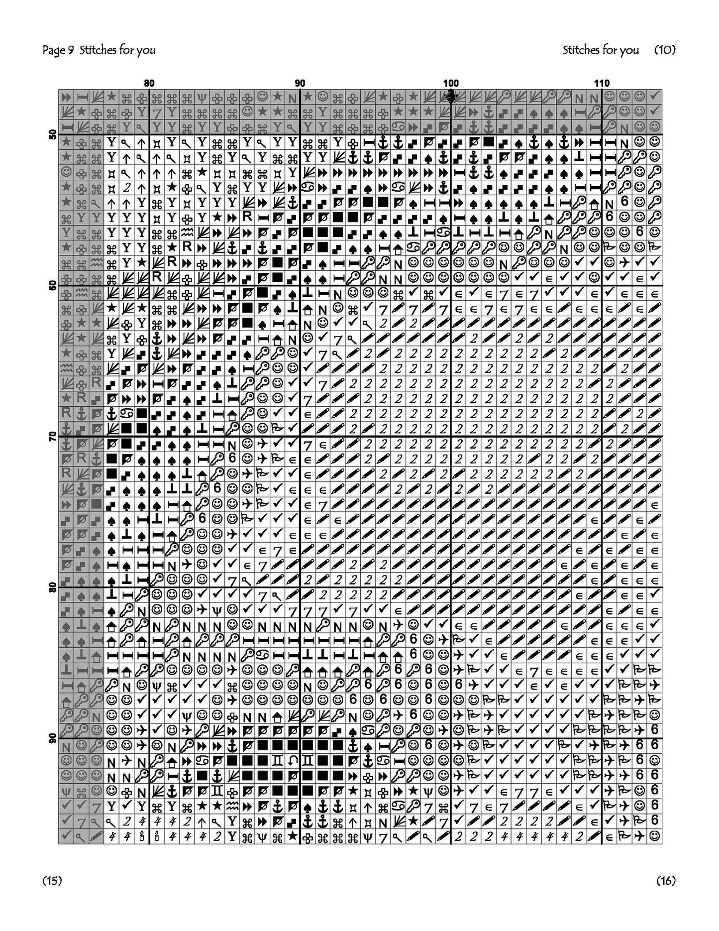 Little Girl - Counted Cross Stitch Patterns - Printable Chart PDF Format Needlework Embroidery Crafts DIY DMC color