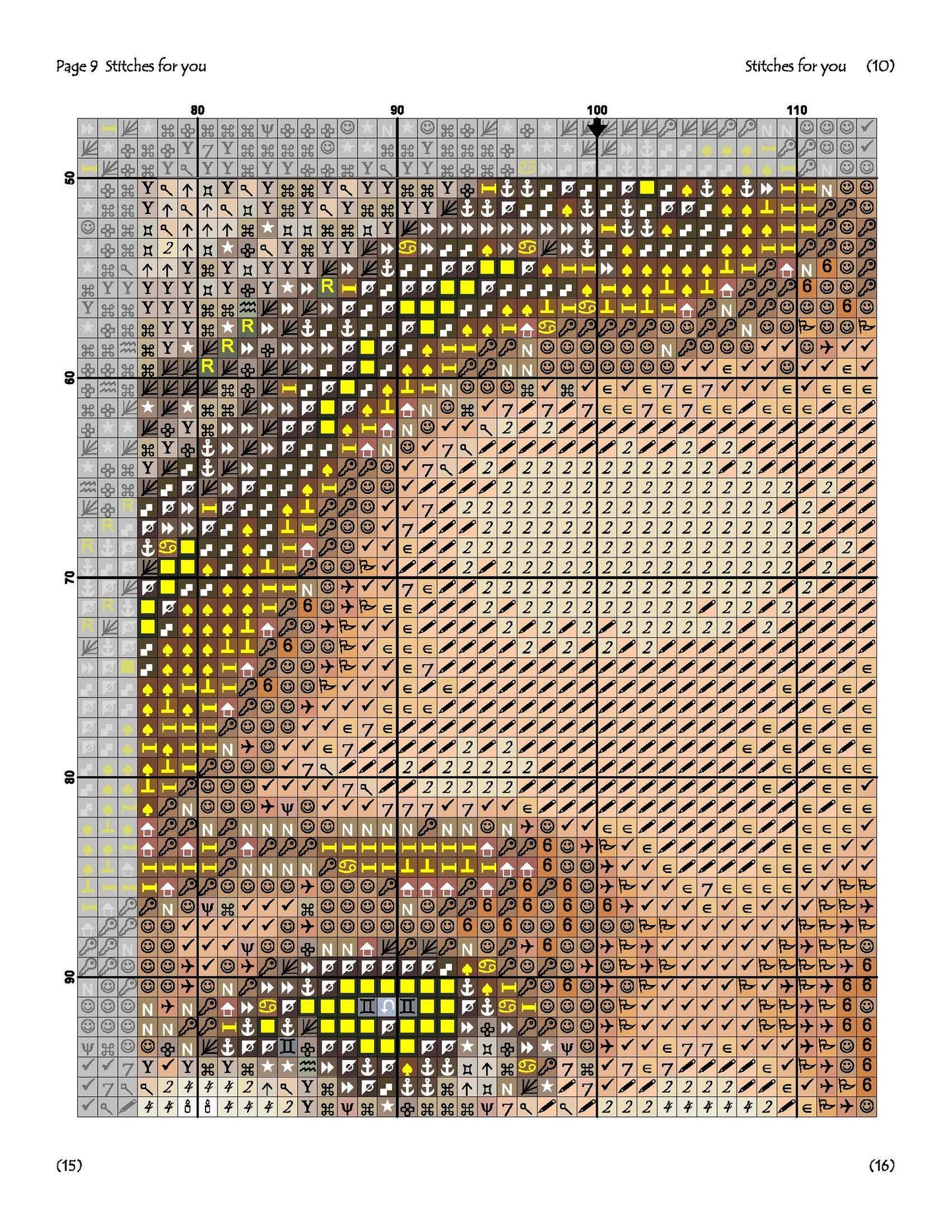 Little Girl - Counted Cross Stitch Patterns - Printable Chart PDF Format Needlework Embroidery Crafts DIY DMC color