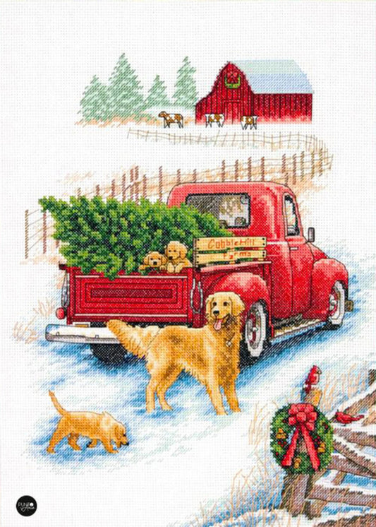 Winter Ride Cross Stitch Pattern