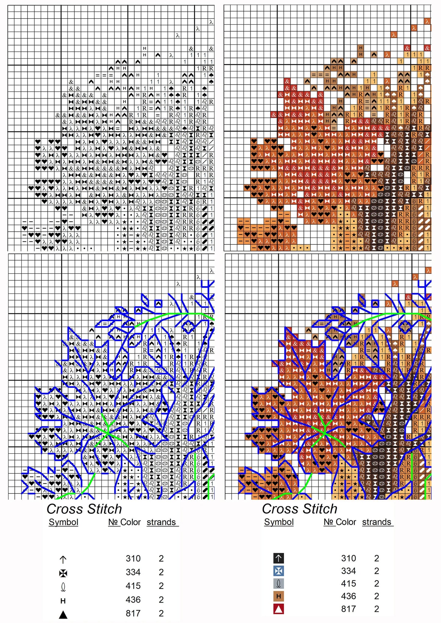 Autumn Cross Stitch Pattern PDF, Autumn Leaves Embroidery, Funny Gift, Embroidery Design Digital File, Autumn love Hand Embroidery