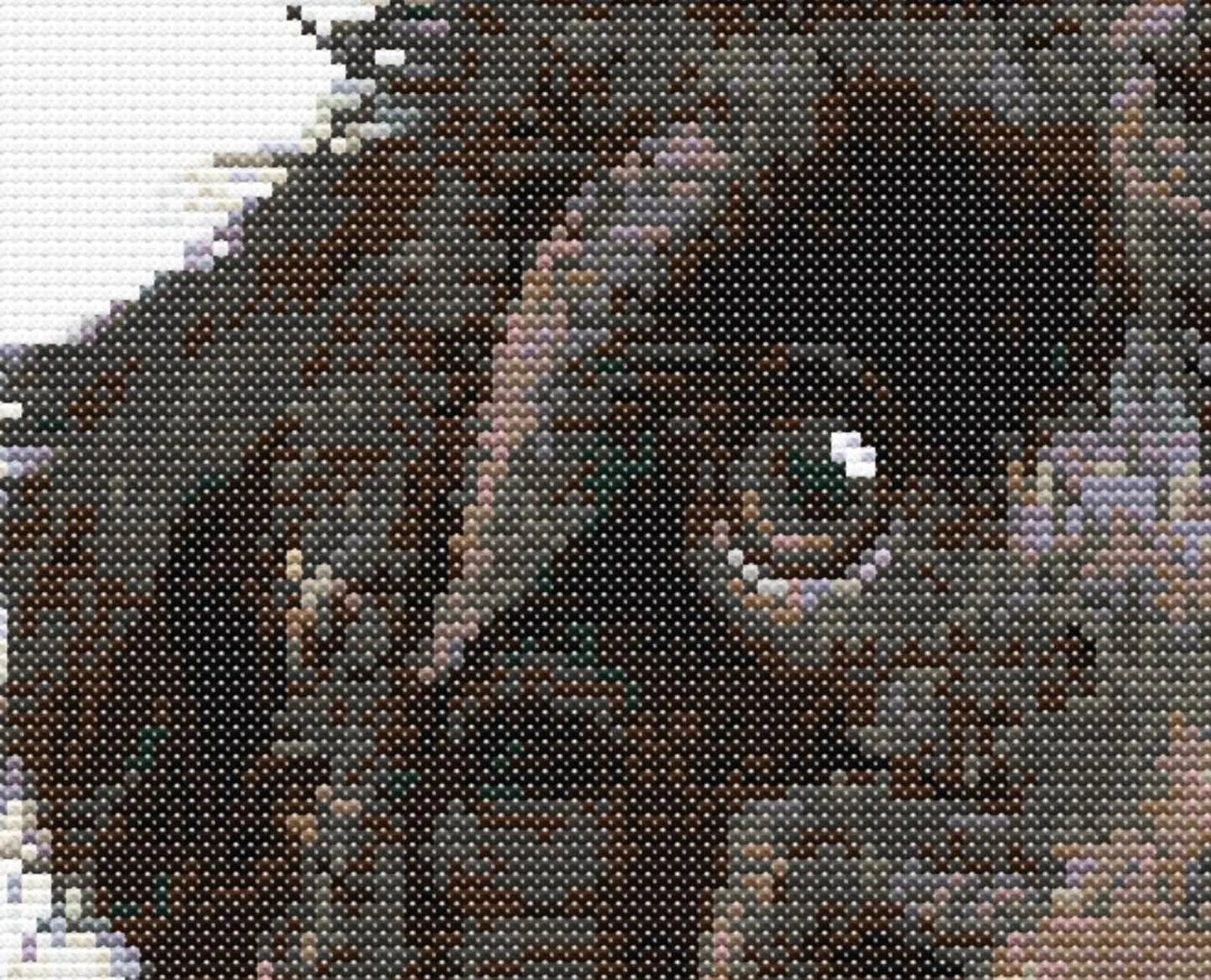 Cockerpoo B Dog Cross Stitch Pattern Sewing Embroidery DMC Wildlife Africa Australia Nursery Artwork Scandi Doggo Minimal Dog Pet Gift