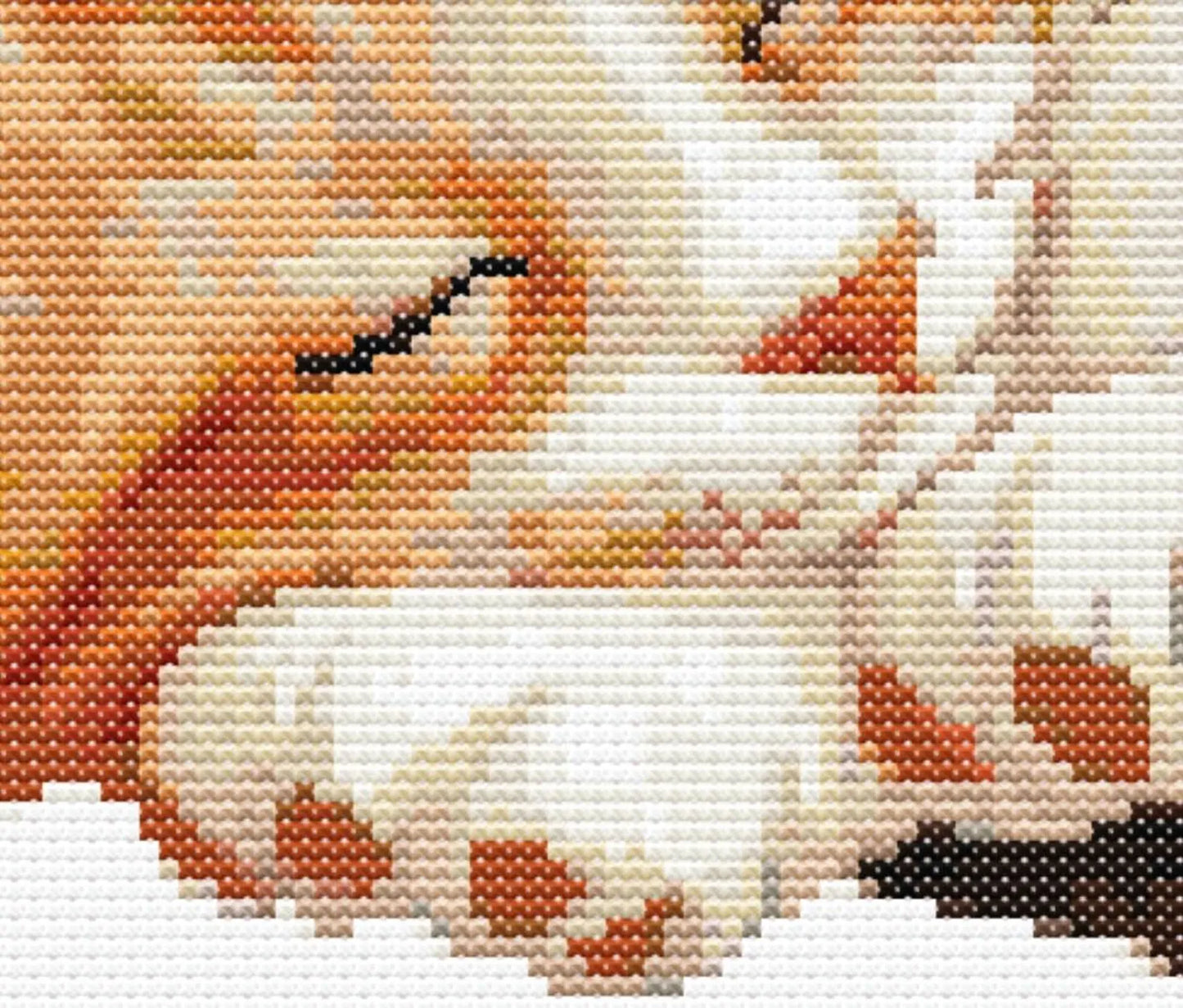 Cats Cuddling Cross Stitch Sewing Modern Embroidery Pattern Instant DMC Download Funny Snarky Cute Van Gogh Kitten Ying Yang Ginger Black