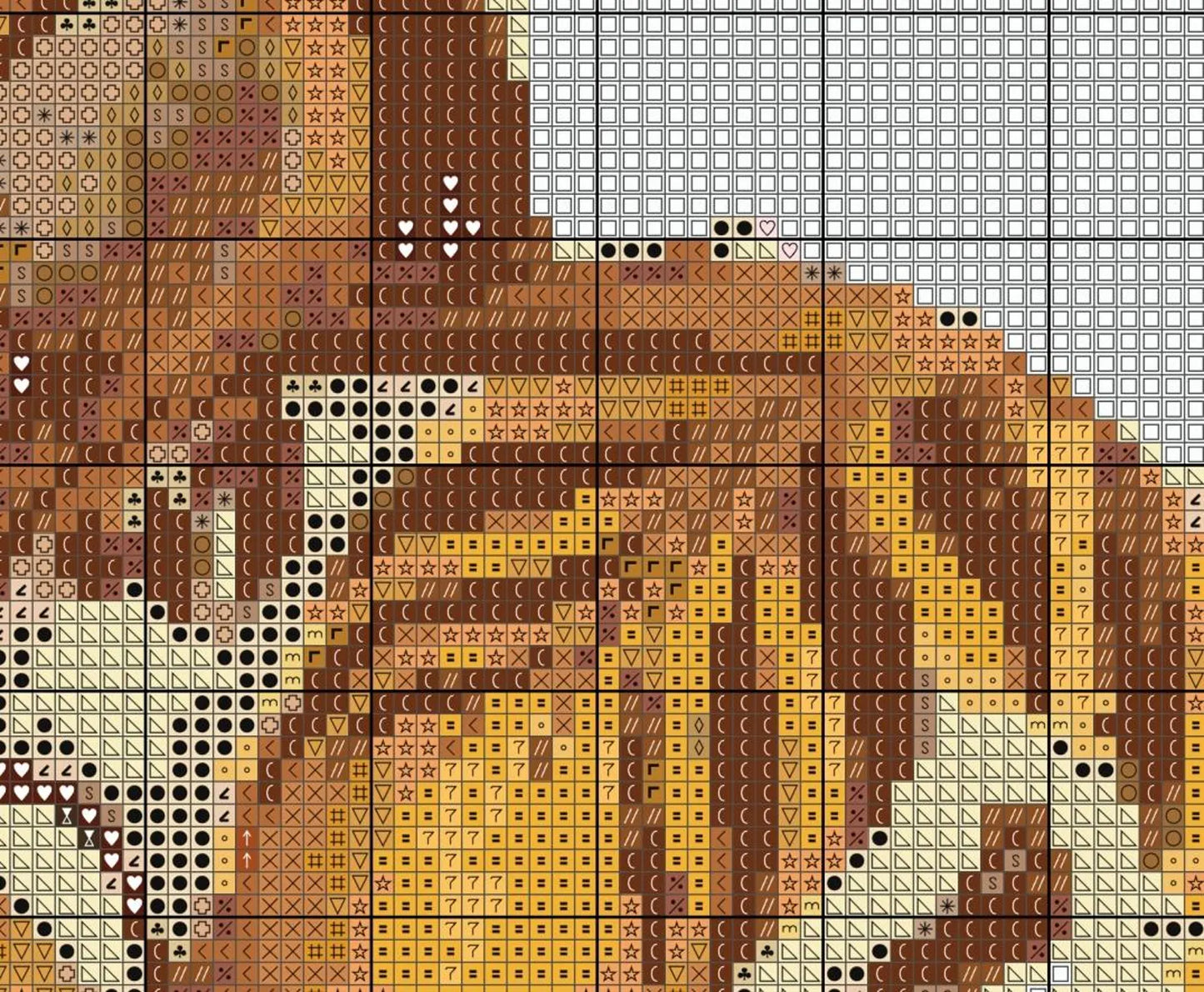 Tiger and Lion Cub Cute Cross Stitch Sewing Modern Embroidery Pattern Instant DMC Download Funny Snarky Cute Kitten Ying Yang Dog Puppy
